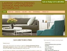 Tablet Screenshot of interioraccentslansing.com